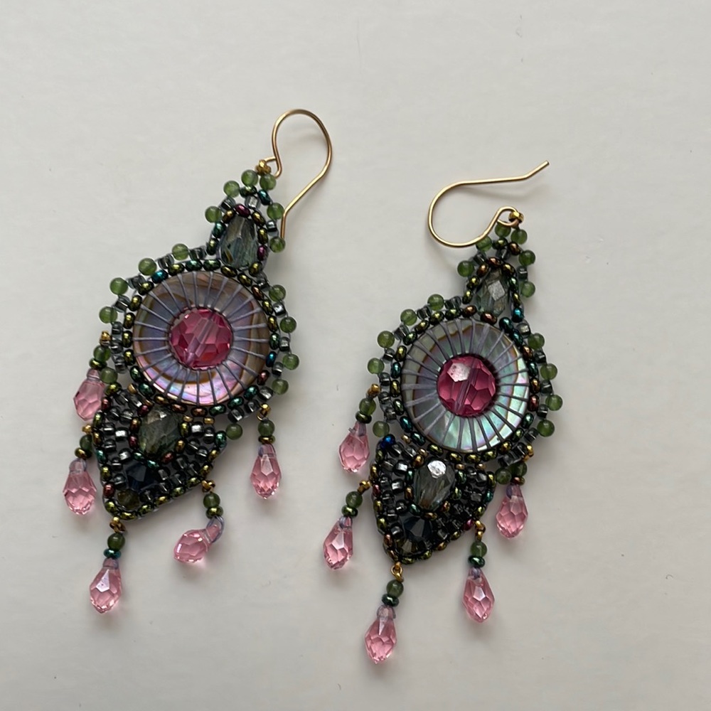Miguel Ases Chandelier Earrings